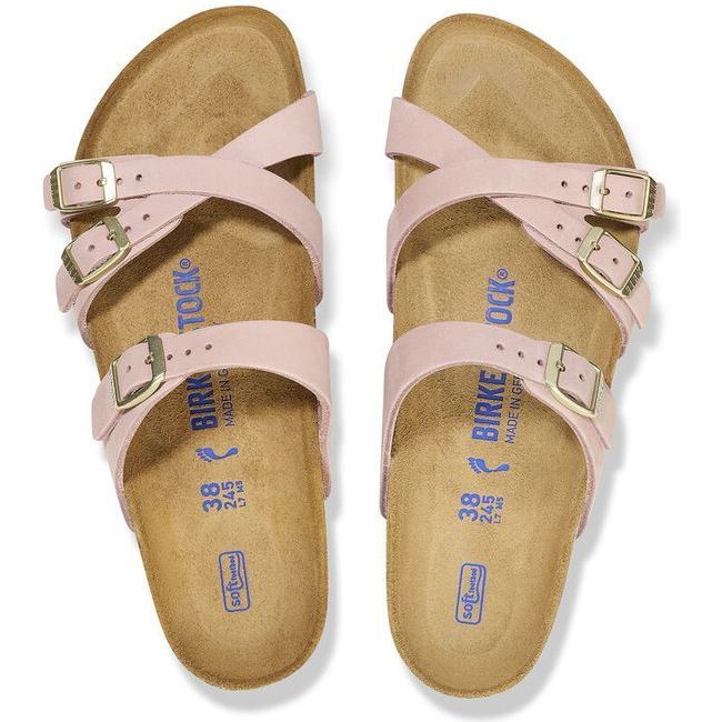Birkenstock Women's Franca Soft Footbed Soft Pink Sandal 1027655