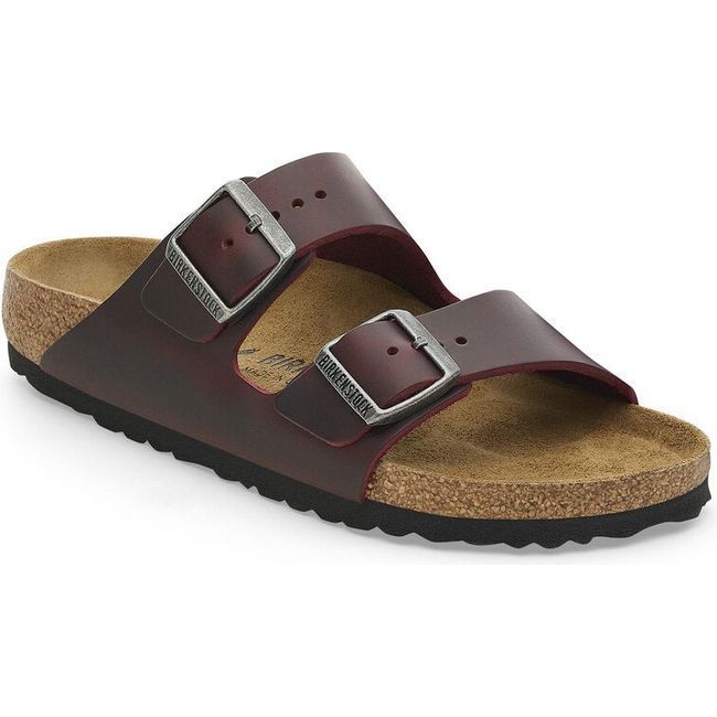 Birkenstock Women's Arizona Zinfandel Oiled Leather Narrow Sandal 1028011