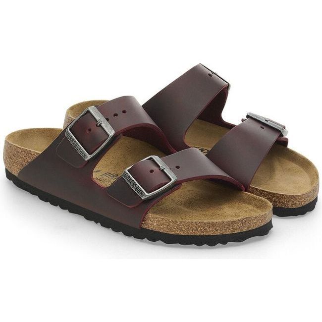 Birkenstock Women's Arizona Zinfandel Oiled Leather Narrow Sandal 1028011