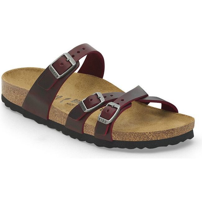 Birkenstock Women's Franca Zinfandel Oiled Leather Sandal 1028019