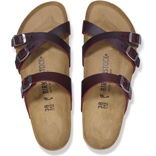 Birkenstock Women's Franca Zinfandel Oiled Leather Sandal 1028019