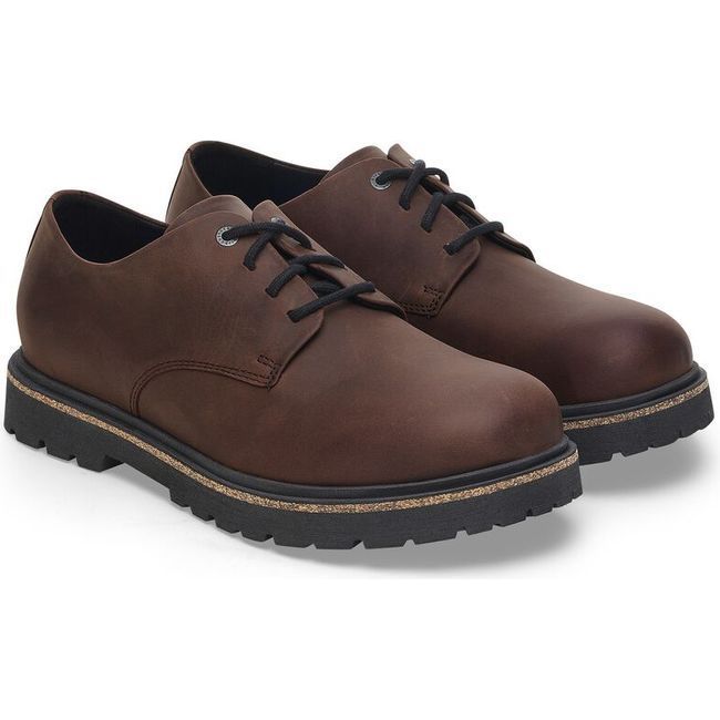 Birkenstock Men's Highwood Lace Low Oiled Leather Shoe Habana 1028903