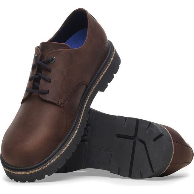 Birkenstock Men's Highwood Lace Low Oiled Leather Shoe Habana 1028903