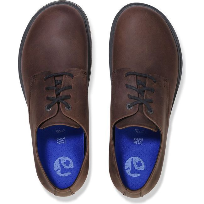 Birkenstock Men's Highwood Lace Low Oiled Leather Shoe Habana 1028903