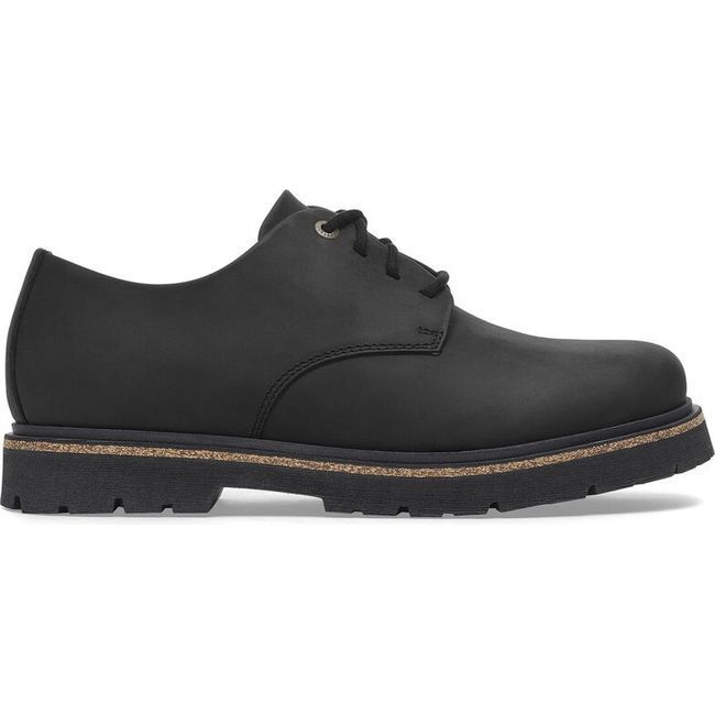 Birkenstock Men's Highwood Lace Low Oiled Leather Shoe Black 1028173