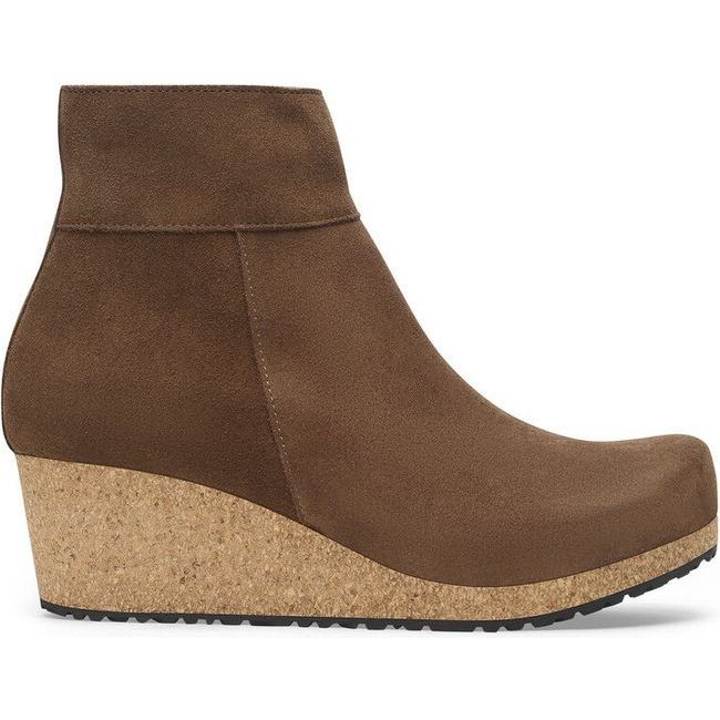 Birkenstock Women's Ebba Dark Tea Narrow Ankle Boot 1028399