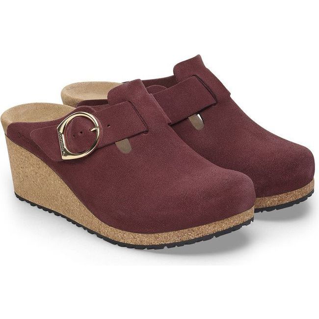 Birkenstock Women's Fanny Ring-Buckle Berry Crush Narrow Clog 1028434