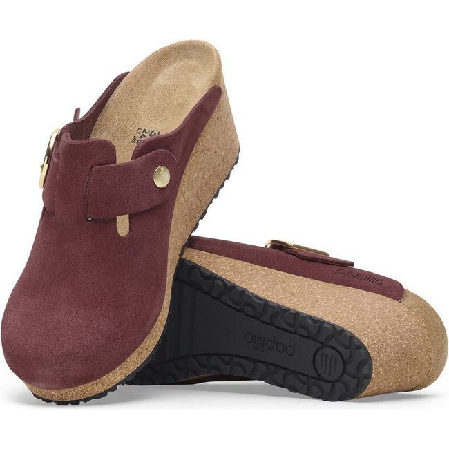 Birkenstock Women's Fanny Ring-Buckle Berry Crush Narrow Clog 1028434