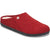 Front angled view of Womens Birkenstock Zermatt Shearling Narrow Slipper in Active Red wool