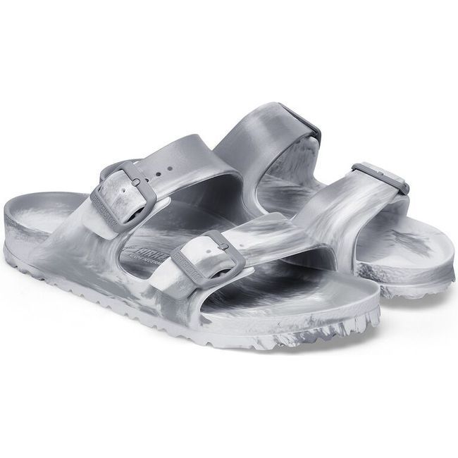 Birkenstock Women&#39;s Arizona EVA Stone Coin White Narrow Sandal 1028787