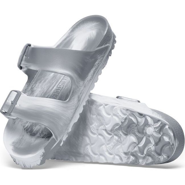 Birkenstock Women&#39;s Arizona EVA Stone Coin White Narrow Sandal 1028787