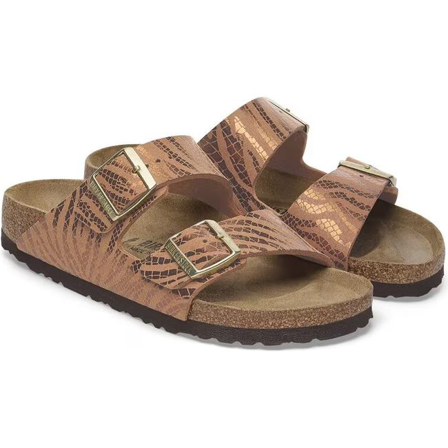 【BIRKENSTOCKレディースARIZONA】 Birkenstock Women's Arizona Sandal | Zebra Pecan 1029509