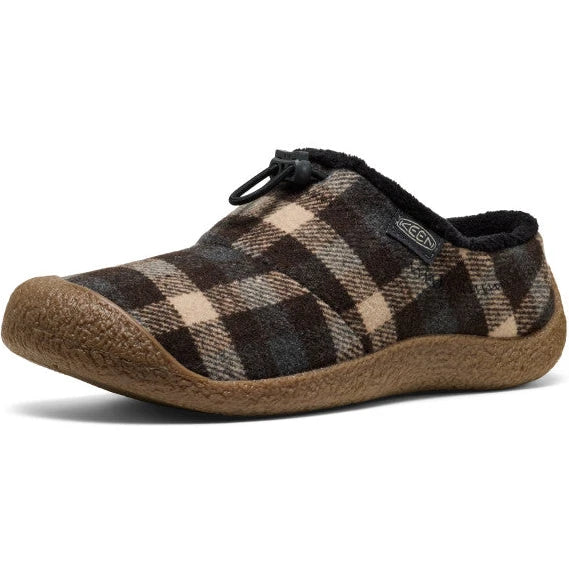 Front angled view of Keen Women's Howser III Slide in Magnet/Birch