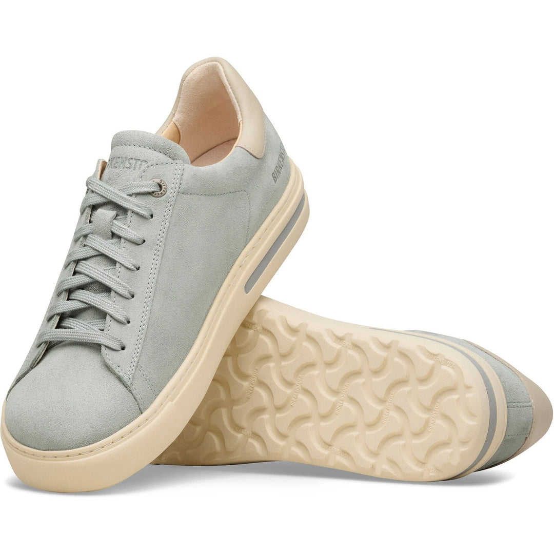 Outsole of Birkenstock Unisex Bend Low Suede Sneaker in Pure Sage/Oyster