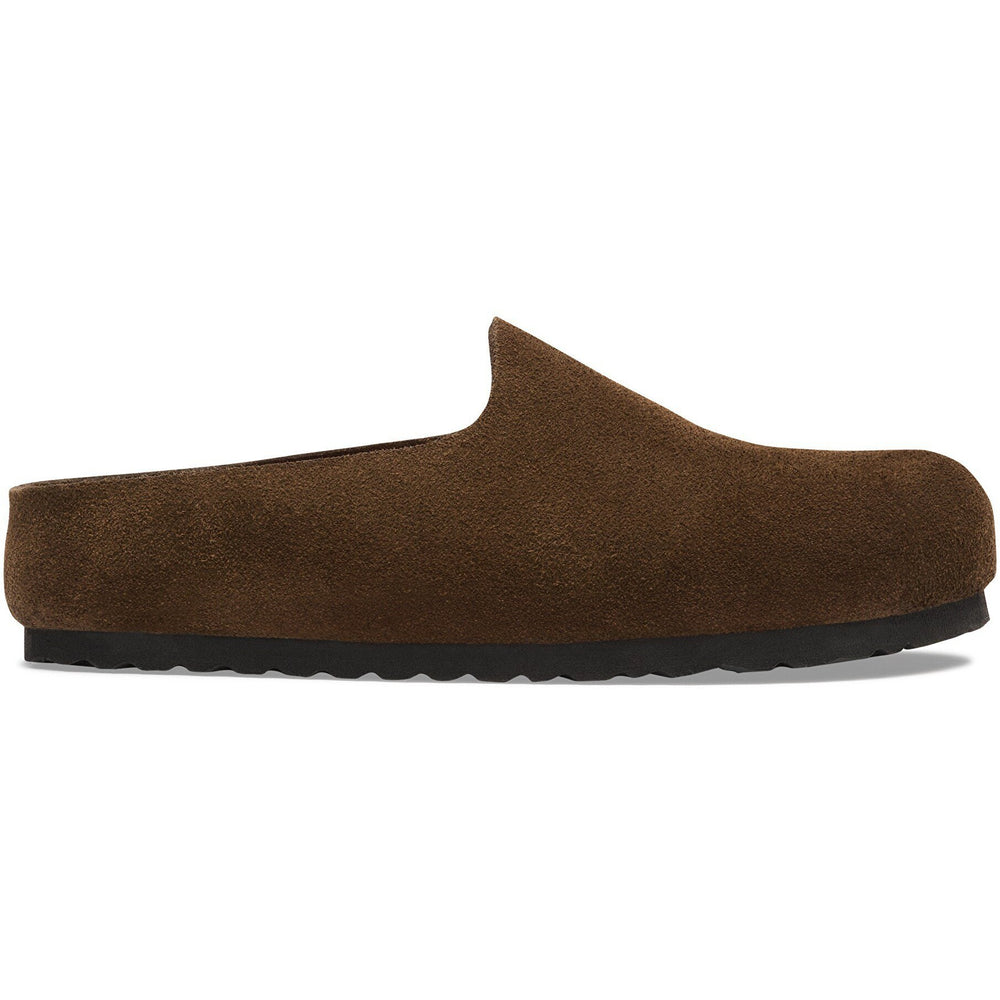 Birkenstock Unisex Amsterdam Wrapped Suede Clog in Carafe Suede - side view