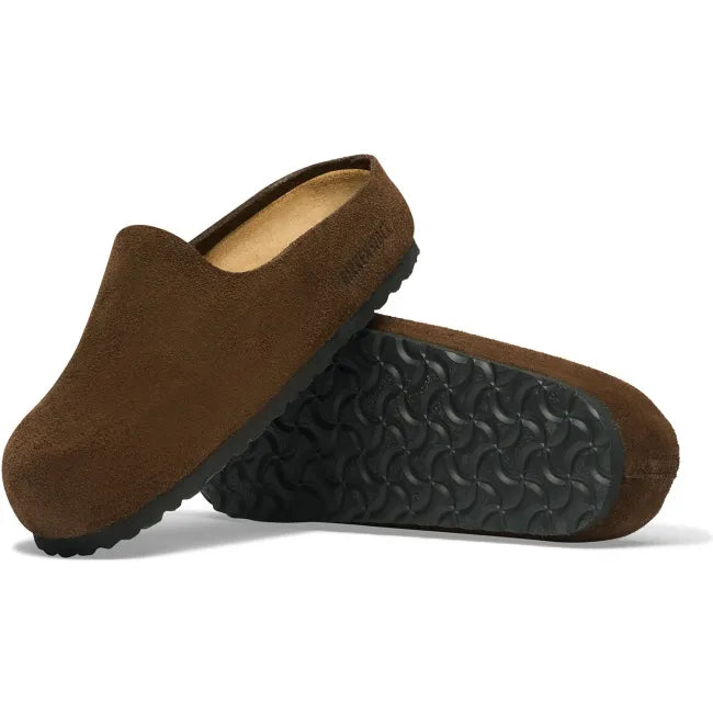Outsole of Birkenstock Unisex Amsterdam Wrapped Suede Clog in Carafe