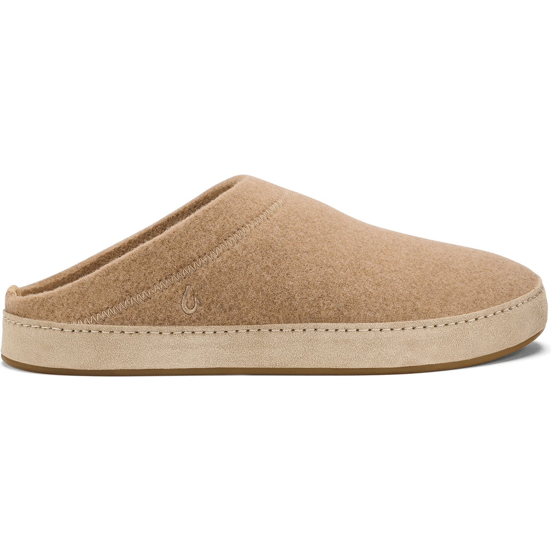 Side of Olukai Men's Hamani Hulu Slipper in Oatmeal