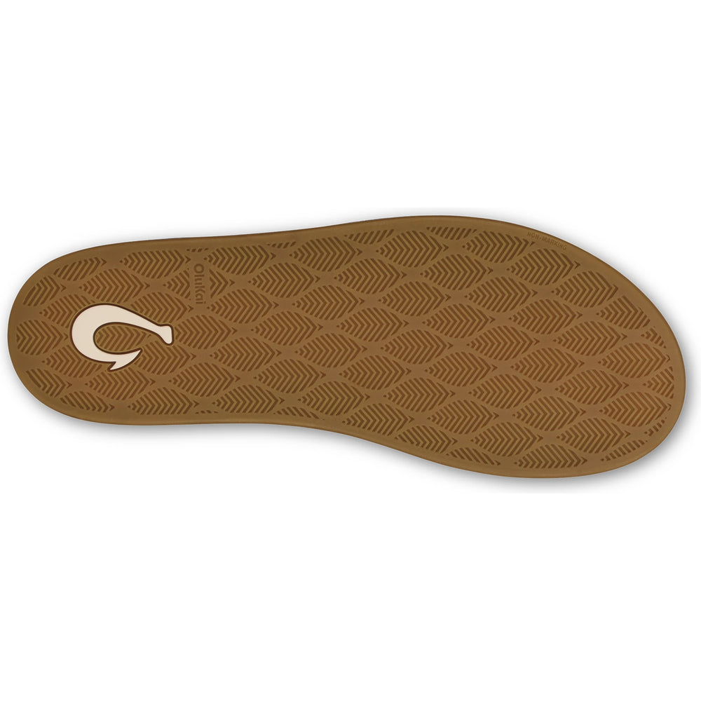 Sole of Olukai Men's Hamani Hulu Slipper in Oatmeal