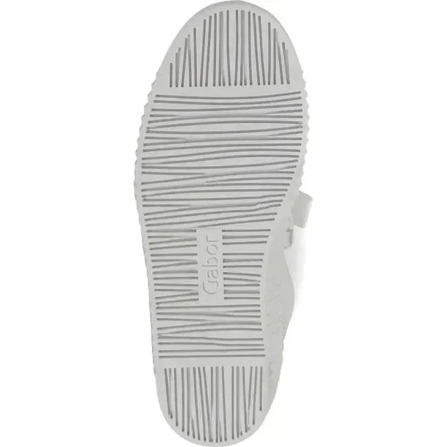 Gabor Women's Bow Slip On Sneaker White/Leather 03.333.21
