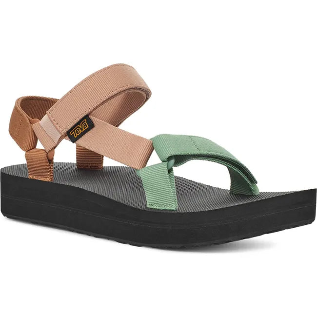 Front of Women's Teva Midform Universal Sandal in Clay Multi 