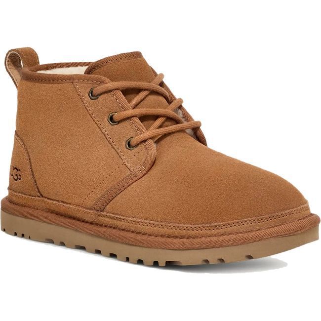 Front angled view of UGG Women’s Neumel Chukka Boot Chestnut 1094269-CHE
