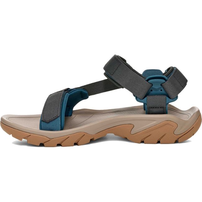Medial side of Men's Teva Terra Fi 5 Universal Sandal in Unexplored Grey
