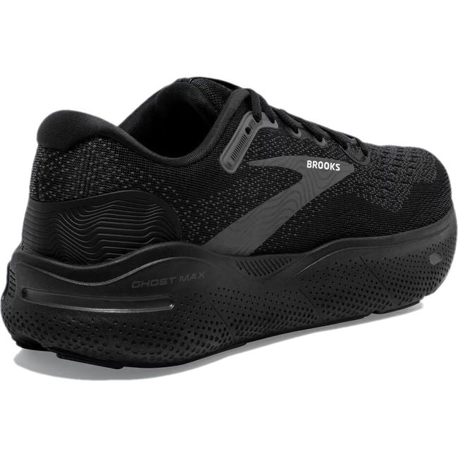 Brooks Men's Ghost Max Running Shoe BLACK/BLACK/EBONY 110406-020