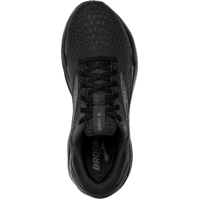 Brooks Men&#39;s Ghost 16 Running Shoe  Black/Black/Ebony 110418-020