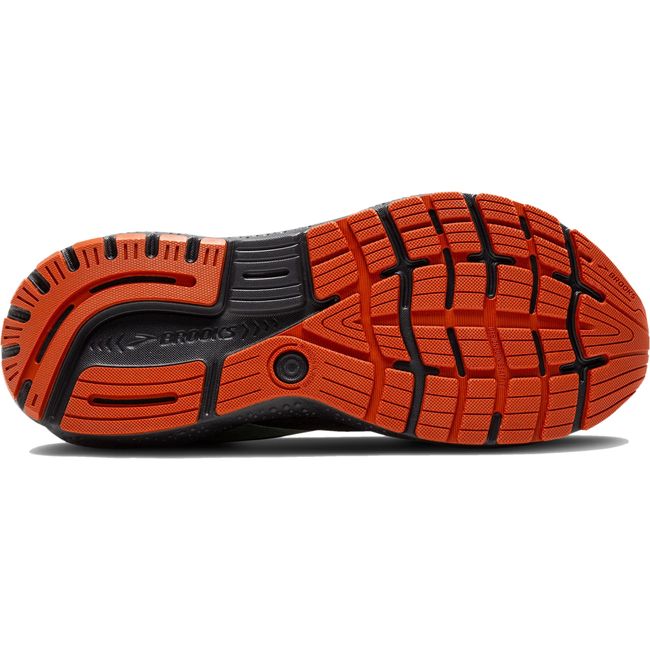 Brooks Men&#39;s Ghost 16 Running Shoe BLACKENED PEARL/JUNE BUG/GREEN 110418-038