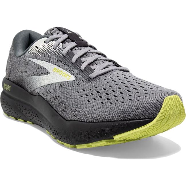Brooks Men&#39;s Ghost 16 Running Shoe Primer/Grey/Lime 110418-040