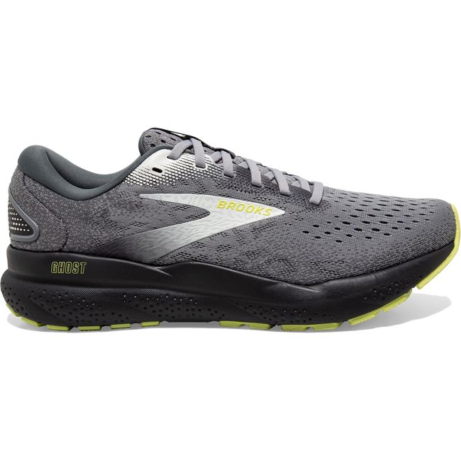 Brooks Men&#39;s Ghost 16 Running Shoe Primer/Grey/Lime 110418-040