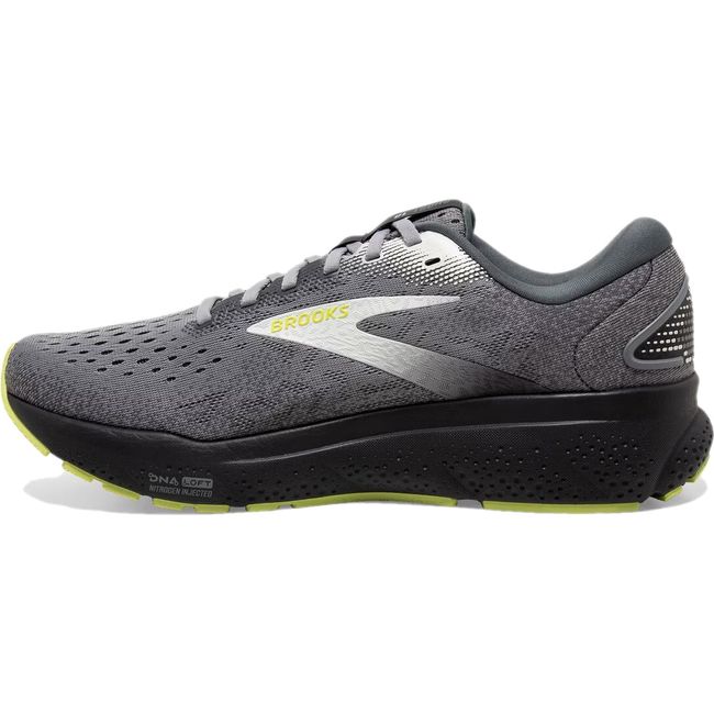 Brooks Men&#39;s Ghost 16 Running Shoe Primer/Grey/Lime 110418-040
