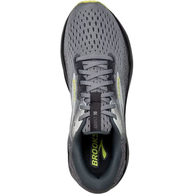 Brooks Men&#39;s Ghost 16 Running Shoe Primer/Grey/Lime 110418-040