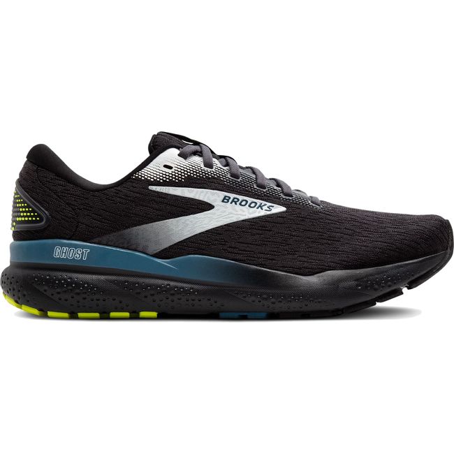 Brooks Men&#39;s Ghost 16 Running Shoe Black/Ebony/Blue 110418-046