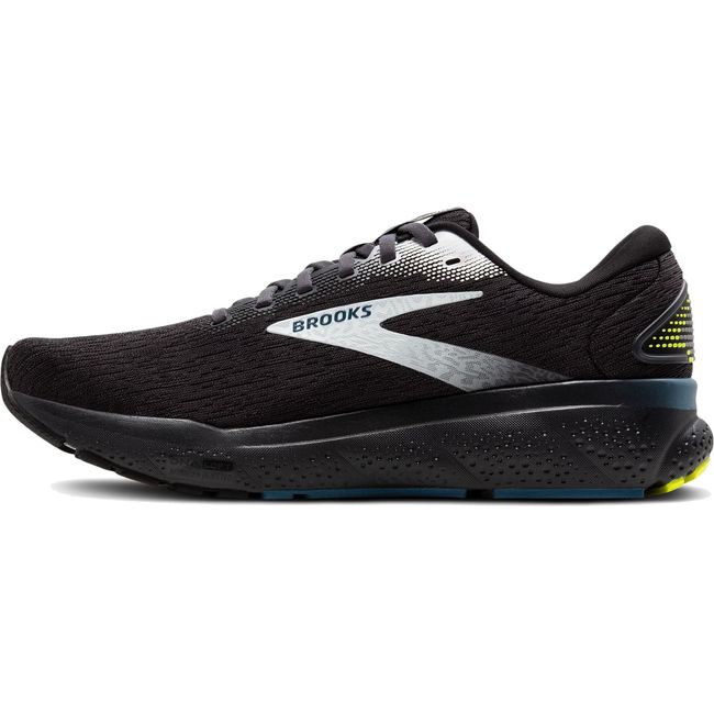 Brooks Men&#39;s Ghost 16 Running Shoe Black/Ebony/Blue 110418-046
