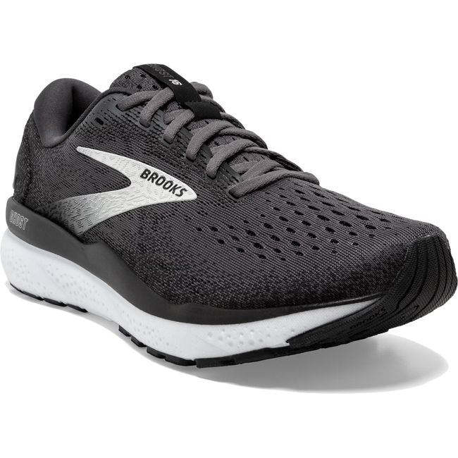 Brooks Men&#39;s Ghost 16 Running Shoe Black/Grey/White 110418-090