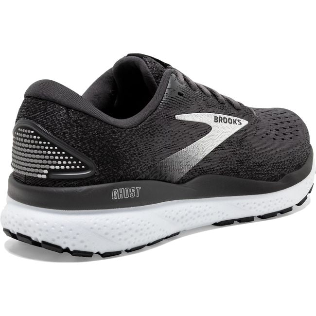 Brooks Men&#39;s Ghost 16 Running Shoe Black/Grey/White 110418-090