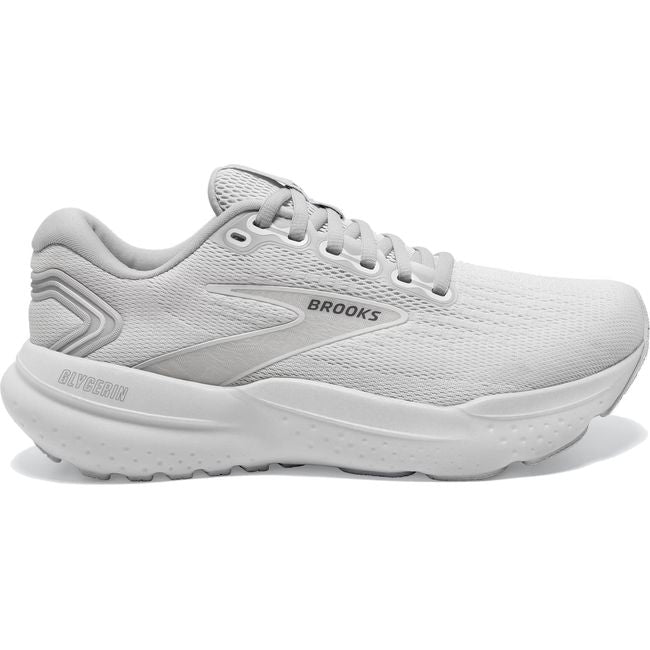 Brooks Women's Glycerin 21 Running Shoe White/White/Grey 120408-151