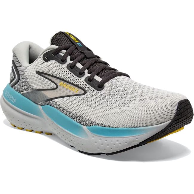 Brooks Men's Glycerin 21 Running Shoe COCONUT/FORGED IRON/YELLOW 110419-184