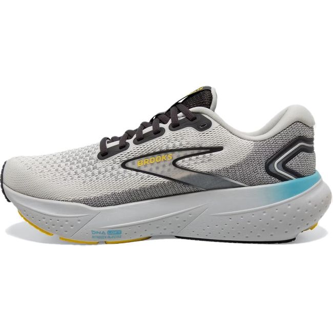 Brooks Men's Glycerin 21 Running Shoe COCONUT/FORGED IRON/YELLOW 110419-184