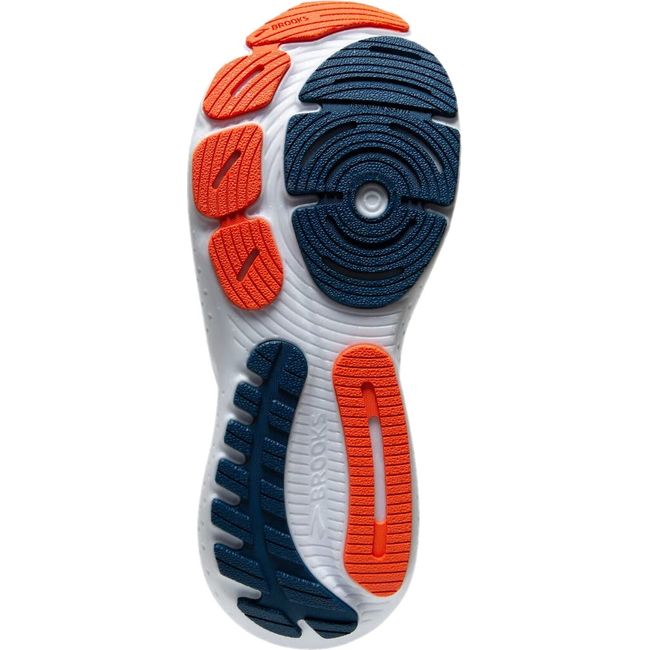 Brooks Men's Glycerin 21 Running Shoe BLUE OPAL/BLACK NASTURTIUM 110419-474