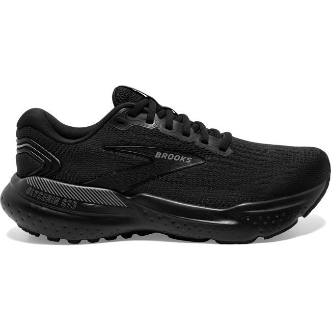 Brooks Men's Glycerin GTS 21 Running Shoe Black/Black/Ebony 120409-020