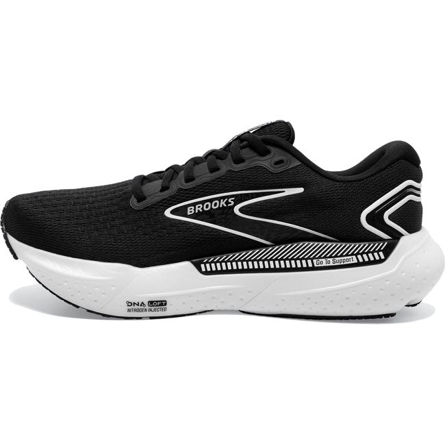 Brooks Men's Glycerin GTS 21 Running Shoe Black/Grey/White 110420-090