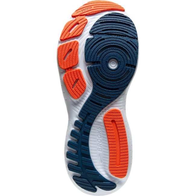 Brooks Men's Glycerin GTS 21 Running Shoe BLUE OPAL/BLACK/NASTURTIUM 110420-474