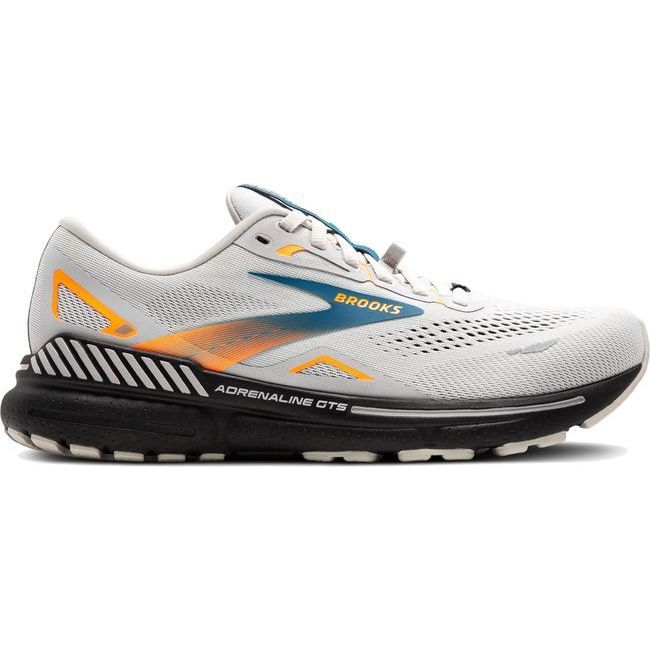 Brooks Men&#39;s Adrenaline GTS 23 GTX Running ShoeOyster Mushroom/Orange/Blue 110424-071