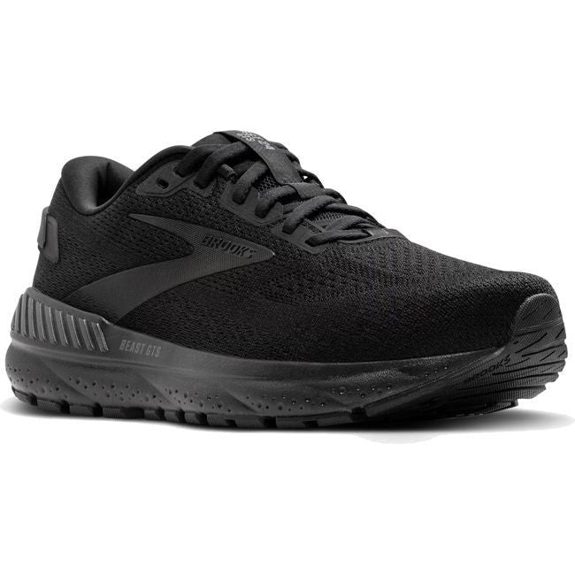 Brooks Men&#39;s Beast GTS 24 Running Shoe Black/Black/Ebony 110425-020
