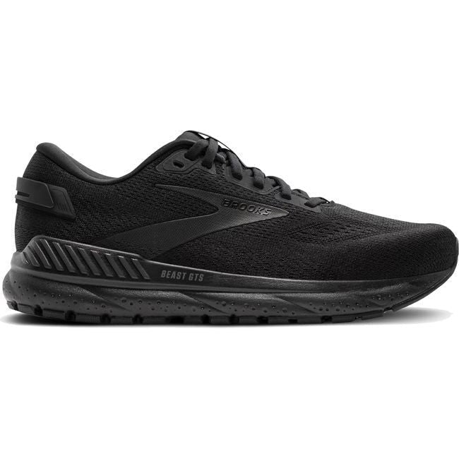 Brooks Men's Beast GTS 24 Running Shoe Black/Black/Ebony 110425-020