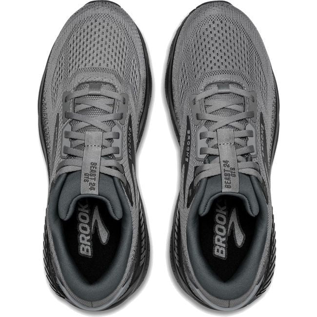 Brooks Men&#39;s Beast GTS 24 Running Shoe Primer Grey/Ebony 110425-069