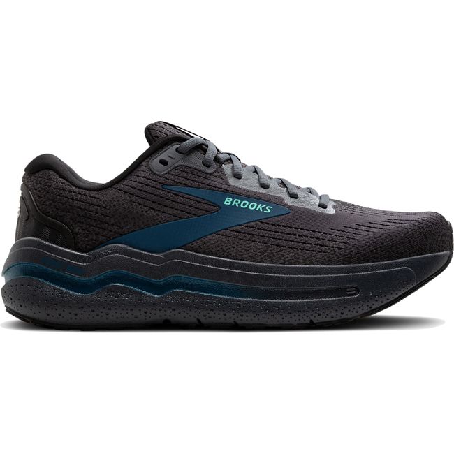 Brooks Men's Ghost Max 2 Running Shoe Ebony/Cockatoo/Blue Sapphire 110431-081