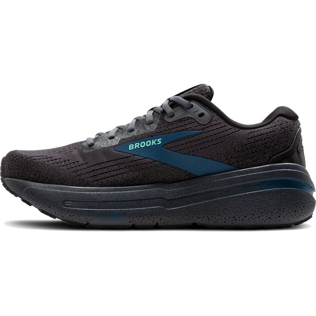 Brooks Men's Ghost Max 2 Running Shoe Ebony/Cockatoo/Blue Sapphire 110431-081